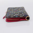 LOUIS VUITTON Multicolor PortefeuilleInsolite Wallet Black M60271 Auth 196074V-3