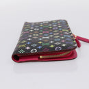 LOUIS VUITTON Multicolor PortefeuilleInsolite Wallet Black M60271 Auth 196074V-4
