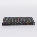 LOUIS VUITTON Multicolor PortefeuilleInsolite Wallet Black M60271 Auth 196074V-6