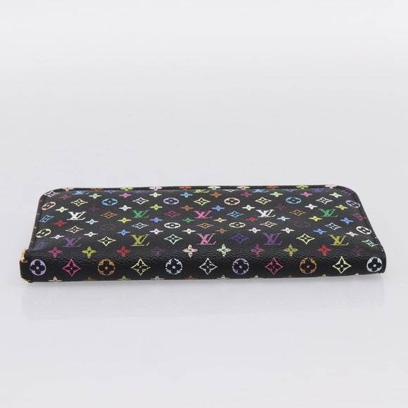 LOUIS VUITTON Multicolor PortefeuilleInsolite Wallet Black M60271 Auth 196074V