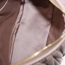 Miu Miu Matelasse Wonder Shoulder Bag Lamb Skin Pink Gold Auth 196075SAM-17