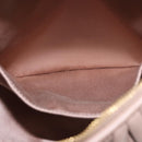 Miu Miu Matelasse Wonder Shoulder Bag Lamb Skin Pink Gold Auth 196075SAM-20