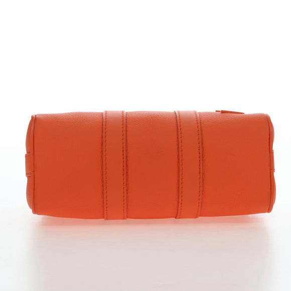 LOUIS VUITTON Keepall XS Shoulder Bag Leather Orange M81004 LV Auth 196076M