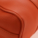 LOUIS VUITTON Keepall XS Shoulder Bag Leather Orange M81004 LV Auth 196076M-16