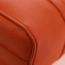 LOUIS VUITTON Keepall XS Shoulder Bag Leather Orange M81004 LV Auth 196076M-18