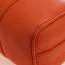 LOUIS VUITTON Keepall XS Shoulder Bag Leather Orange M81004 LV Auth 196076M-19