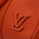 LOUIS VUITTON Keepall XS Shoulder Bag Leather Orange M81004 LV Auth 196076M-21