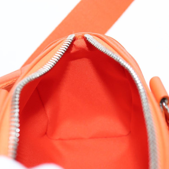 LOUIS VUITTON Keepall XS Shoulder Bag Leather Orange M81004 LV Auth 196076M