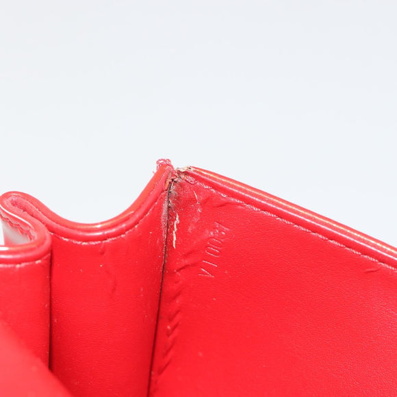LOUIS VUITTON Monogram Vernis Spring Street Hand Bag Rouge M91135 LV Auth 196083