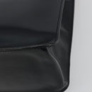 CHANEL Tote Bag Patent Black Silver CC Auth 196085-8