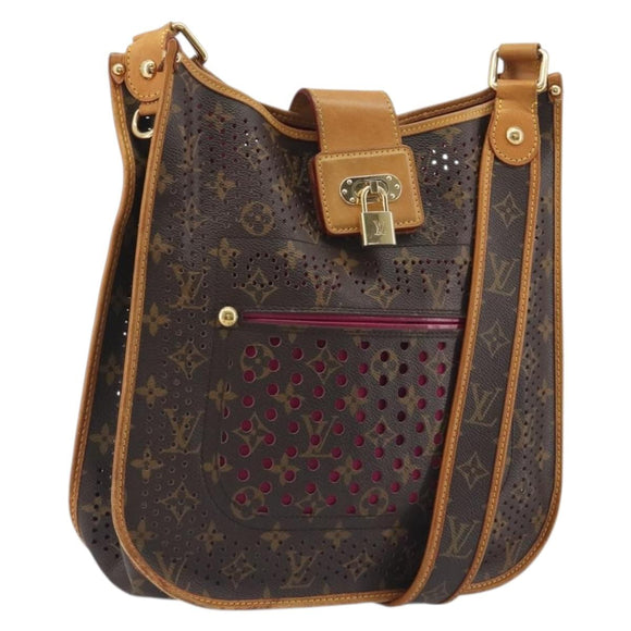 LOUIS VUITTON Monogram Perfo Musette Shoulder Bag Pink M95172 LV Auth 196087A