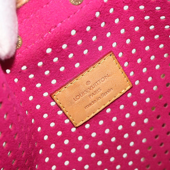 LOUIS VUITTON Monogram Perfo Musette Shoulder Bag Pink M95172 LV Auth 196087A