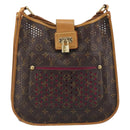 LOUIS VUITTON Monogram Perfo Musette Shoulder Bag Pink M95172 LV Auth 196087A-13