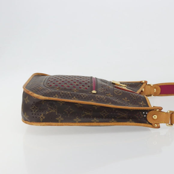 LOUIS VUITTON Monogram Perfo Musette Shoulder Bag Pink M95172 LV Auth 196087A