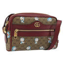 GUCCI Micro GG Supreme Doraemon Collaboration PVC Beige Gold 647784 Auth 196088M-1