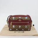 GUCCI Micro GG Supreme Doraemon Collaboration PVC Beige Gold 647784 Auth 196088M-27
