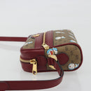 GUCCI Micro GG Supreme Doraemon Collaboration PVC Beige Gold 647784 Auth 196088M-5