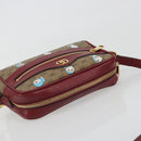 GUCCI Micro GG Supreme Doraemon Collaboration PVC Beige Gold 647784 Auth 196088M-6