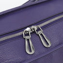 LOEWE Amazona 36 Hand Bag Leather Purple Silver Auth 196090-17