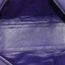 LOEWE Amazona 36 Hand Bag Leather Purple Silver Auth 196090-11