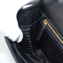PRADA Shoulder Bag Leather Multicolor Gold Tone Auth 196091A-21