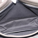SAINT LAURENT Shoulder Bag Canvas Khaki Silver 757146 Auth 196092-16