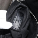 SAINT LAURENT Shoulder Bag Canvas Khaki Silver 757146 Auth 196092-24