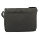 SAINT LAURENT Shoulder Bag Canvas Khaki Silver 757146 Auth 196092-3