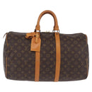 LOUIS VUITTON Monogram Keepall 45 Boston Bag M41428 LV Auth 196094A-2