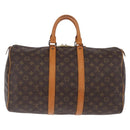 LOUIS VUITTON Monogram Keepall 45 Boston Bag M41428 LV Auth 196094A-3