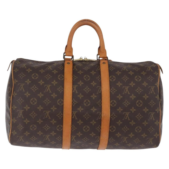 LOUIS VUITTON Monogram Keepall 45 Boston Bag M41428 LV Auth 196094A