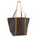 LOUIS VUITTON Monogram Sac Shopping Tote Bag M51108 LV Auth 196100A-1