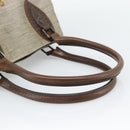 FENDI Hand Bag Canvas Gray Brown 8BN162 Auth 196102-7