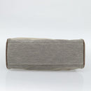 FENDI Hand Bag Canvas Gray Brown 8BN162 Auth 196102-9