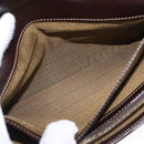 FENDI Zucca Canvas Long Wallet Black Brown Auth 196107V-15
