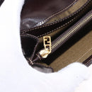 FENDI Zucca Canvas Long Wallet Black Brown Auth 196107V-19