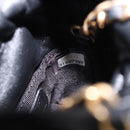 CHANEL Matelasse Chain Shoulder Bag Lamb Skin Black Gold Tone CC Auth 196108SAM-10