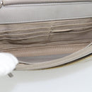 CHANEL Matelasse Chain Shoulder Wallet Patent Gold Silver CC Auth 196109-9