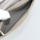 CHANEL Matelasse Chain Shoulder Wallet Patent Gold Silver CC Auth 196109-23