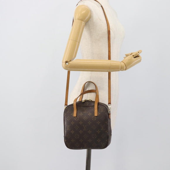 LOUIS VUITTON Monogram Spontini Hand Bag M47500 LV Auth 196112