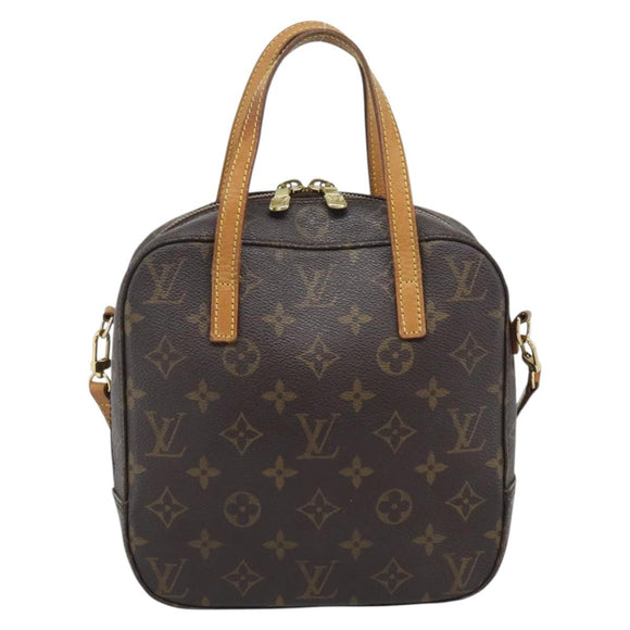 LOUIS VUITTON Monogram Spontini Hand Bag M47500 LV Auth 196112