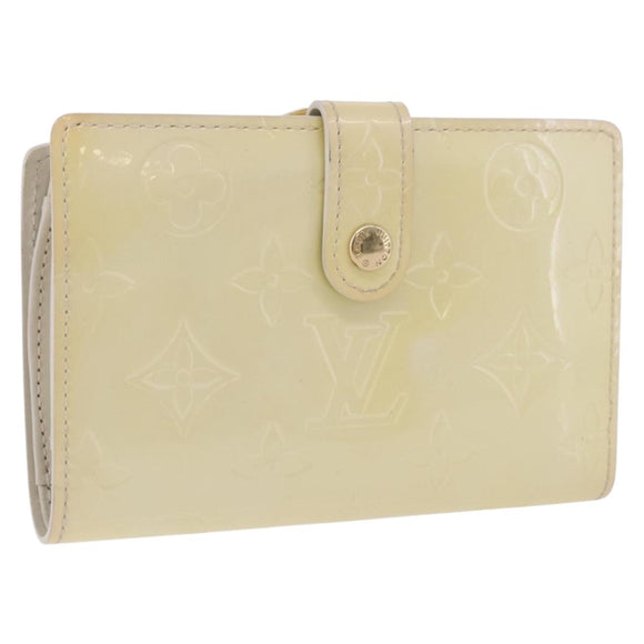 LOUIS VUITTON Vernis Porte Monnaie Viennois Patent leather M91363 LV Auth 196113
