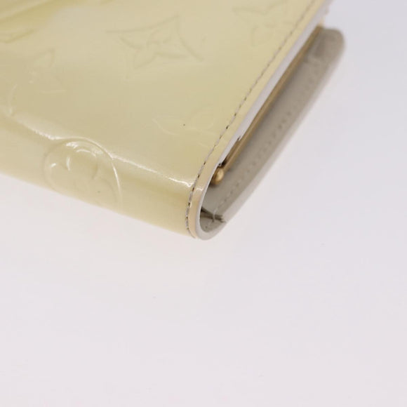 LOUIS VUITTON Vernis Porte Monnaie Viennois Patent leather M91363 LV Auth 196113