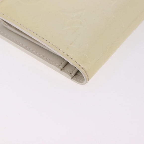 LOUIS VUITTON Vernis Porte Monnaie Viennois Patent leather M91363 LV Auth 196113