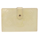 LOUIS VUITTON Vernis Porte Monnaie Viennois Patent leather M91363 LV Auth 196113-13