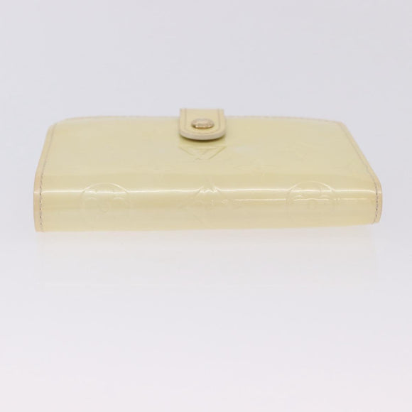 LOUIS VUITTON Vernis Porte Monnaie Viennois Patent leather M91363 LV Auth 196113
