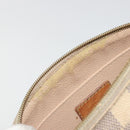 LOUIS VUITTON Damier Azur Pochette Cosmetic PM Pouch N60024 LV Auth 196115-9