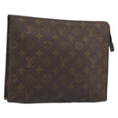 LOUIS VUITTON Monogram Poche Toilette 26 Pouch M47542 LV Auth 196116-1