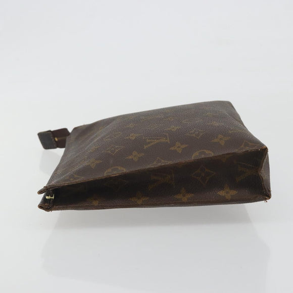 LOUIS VUITTON Monogram Poche Toilette 26 Pouch M47542 LV Auth 196116