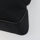 BURBERRY Shoulder Bag Canvas Black Silver Auth 196119-12